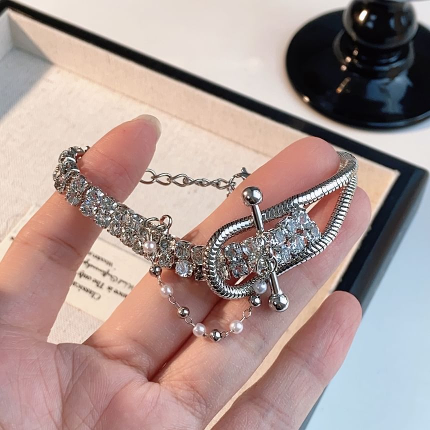 Necklace Faux Pearl Bracelet /