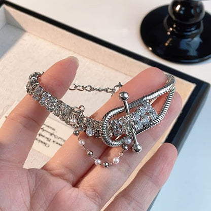 Necklace Faux Pearl Bracelet /