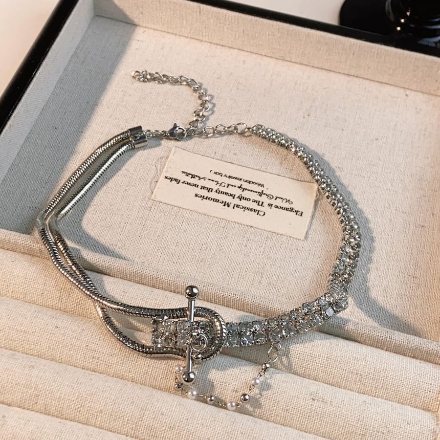 Bracelet / Faux Necklace Pearl