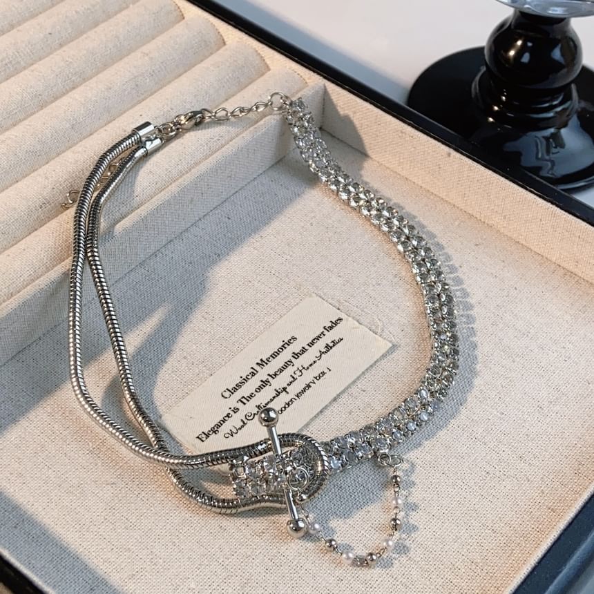 Bracelet / Faux Necklace Pearl