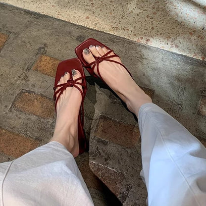 Thong Knotted Sandals