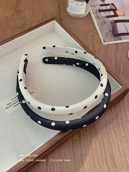 Polka Dot Fabric Headband