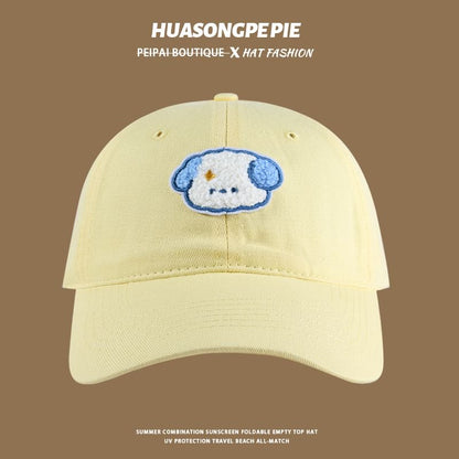 Embroidered Dog Cap Baseball