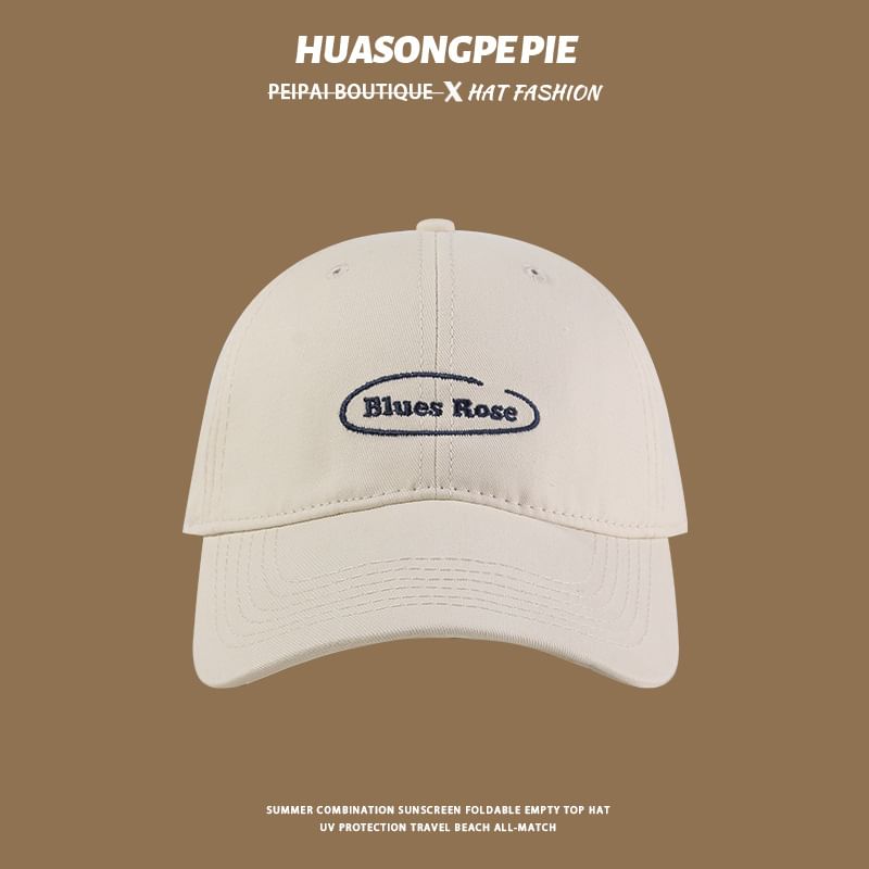 Baseball Cap Embroidered Letter