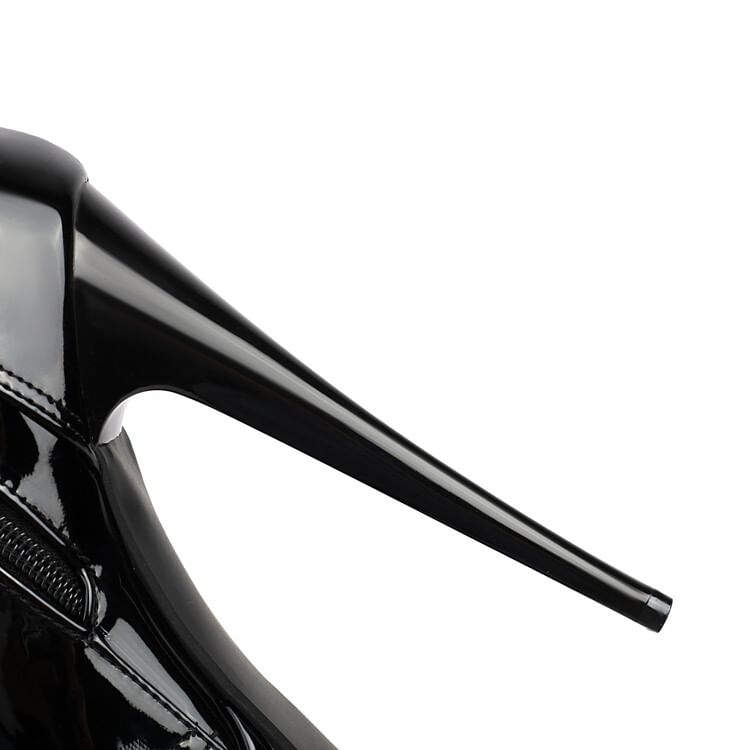 Lace-Up Ankle Boots Heel Stiletto