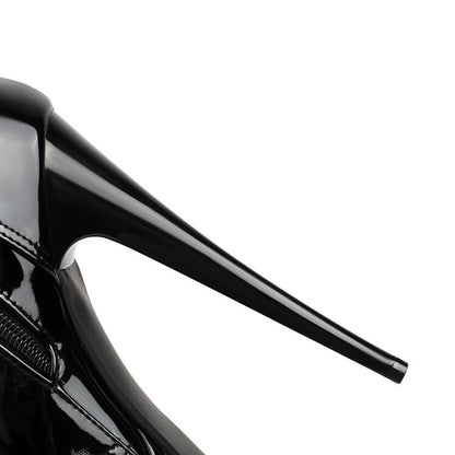 Lace-Up Ankle Boots Heel Stiletto