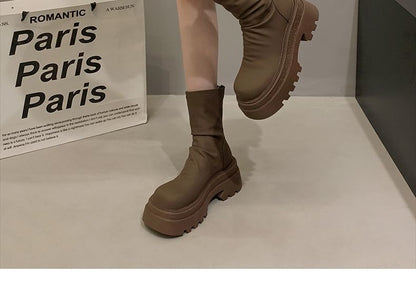 Platform Short Boots