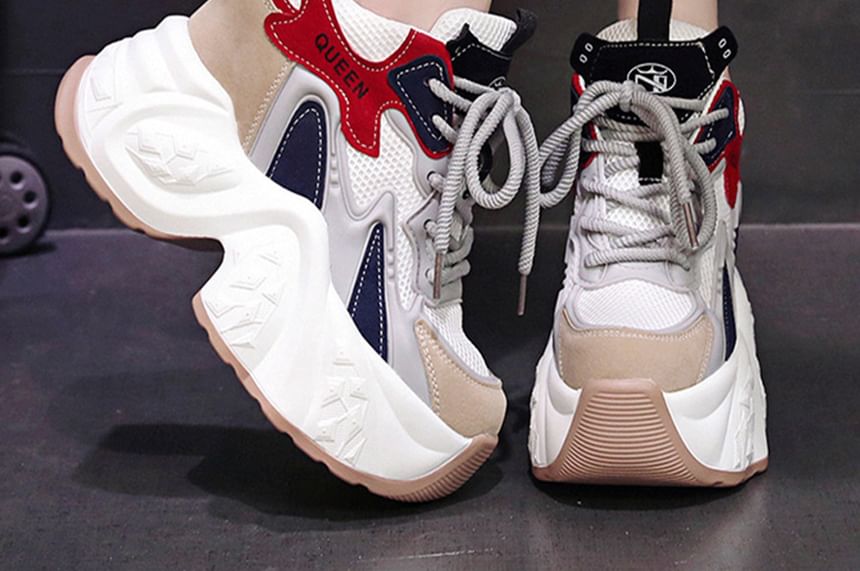 Sneakers Platform Lace Up
