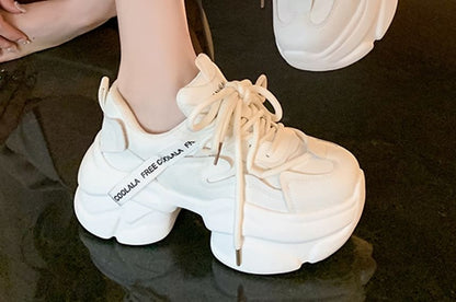 Up Platform Lace Sneakers
