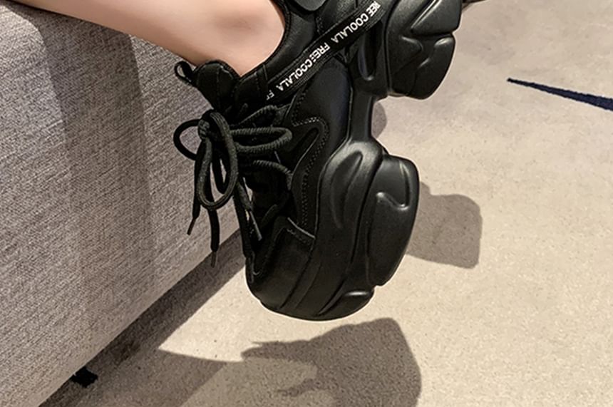 Up Platform Lace Sneakers