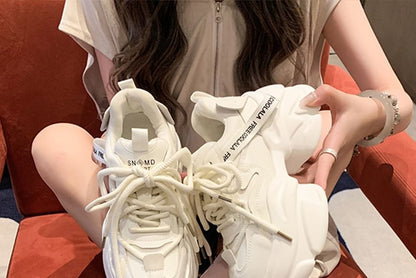 Up Platform Lace Sneakers