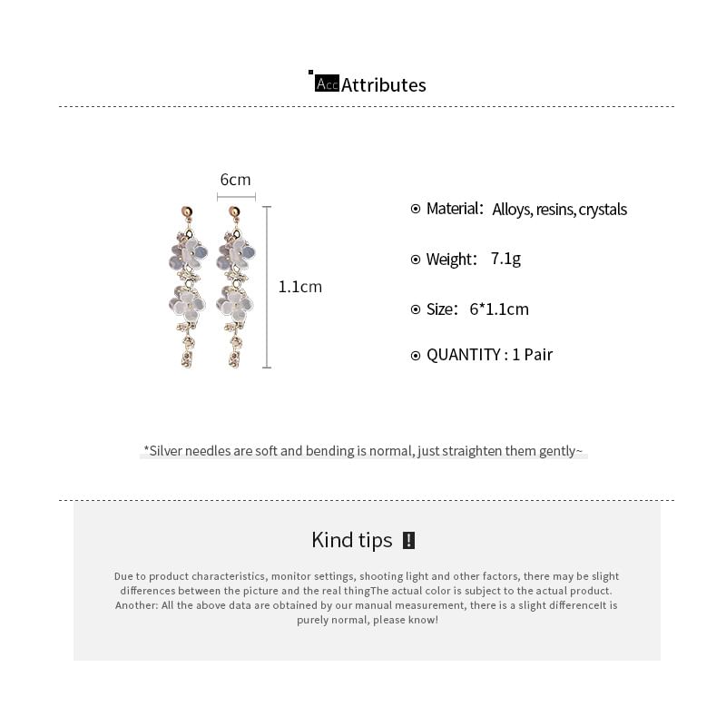 Floral Dangle Earring