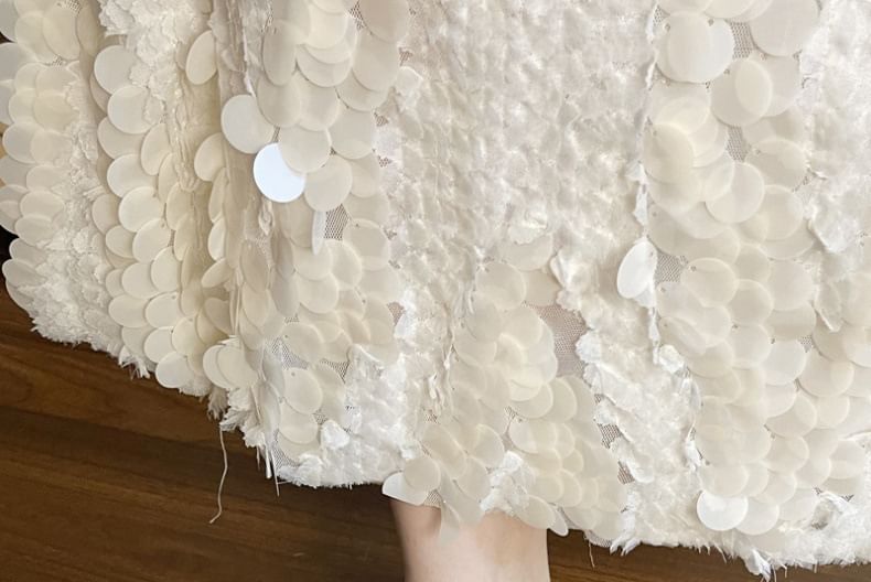 Chunky Heel Square Accent Sandals Bow Leather Toe Plain Faux