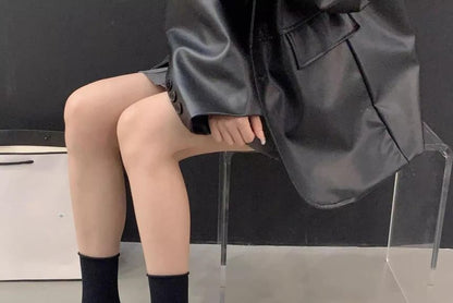 Jane Chunky Plain Mary Heel Pumps T-Strap Square Toe