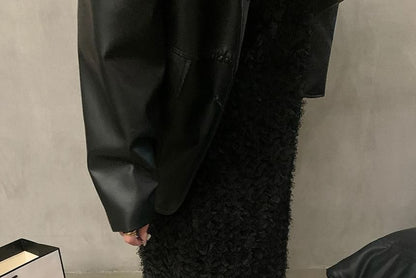 Plain Suede Bow Accent Flats Faux