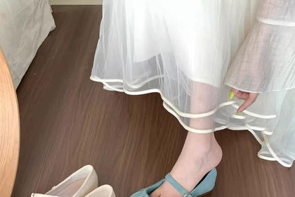 Mary Ruched Suede Plain Faux Flats Jane