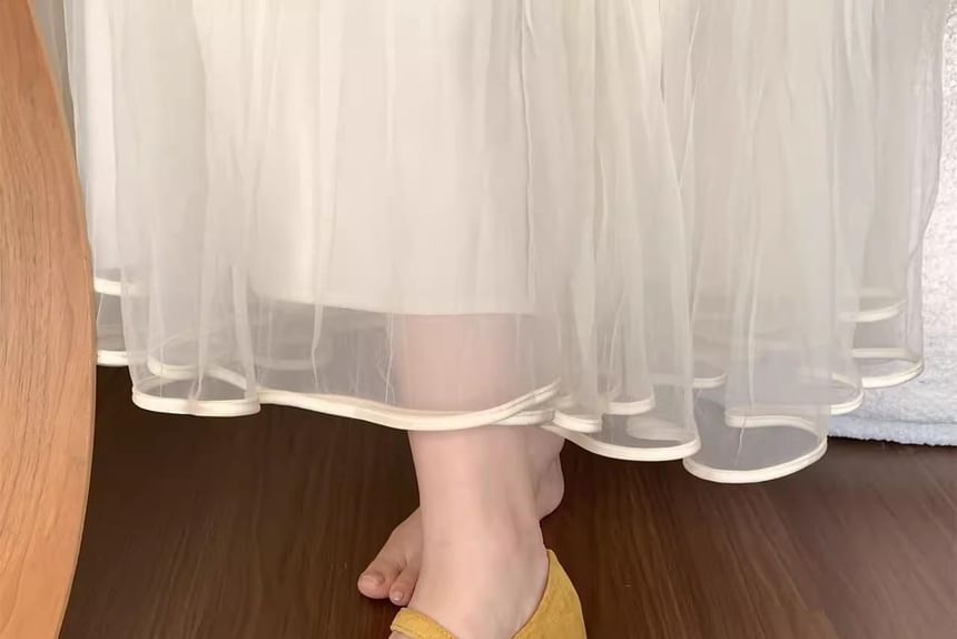 Mary Ruched Suede Plain Faux Flats Jane