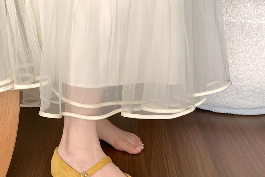 Mary Ruched Suede Plain Faux Flats Jane