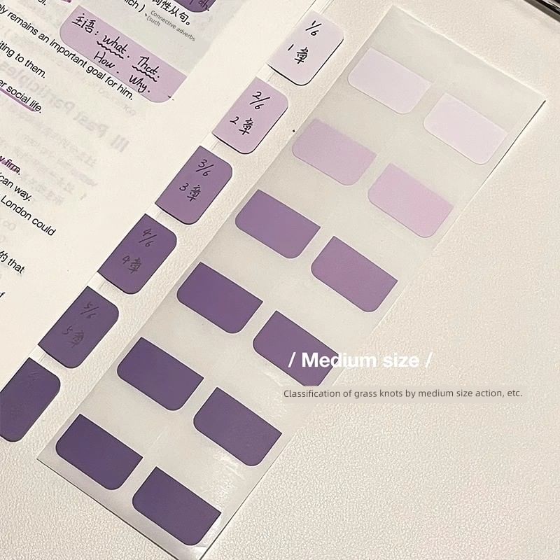 PVC Index Tab Sticky Notes