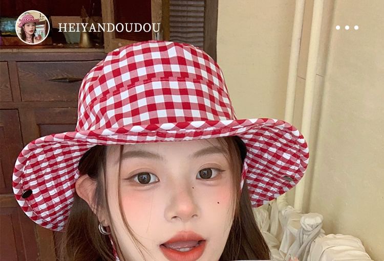 Bucket Hat Plaid