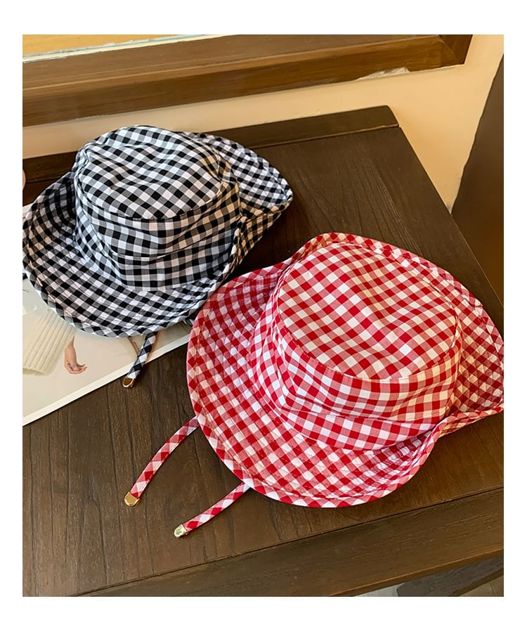 Plaid Bucket Hat