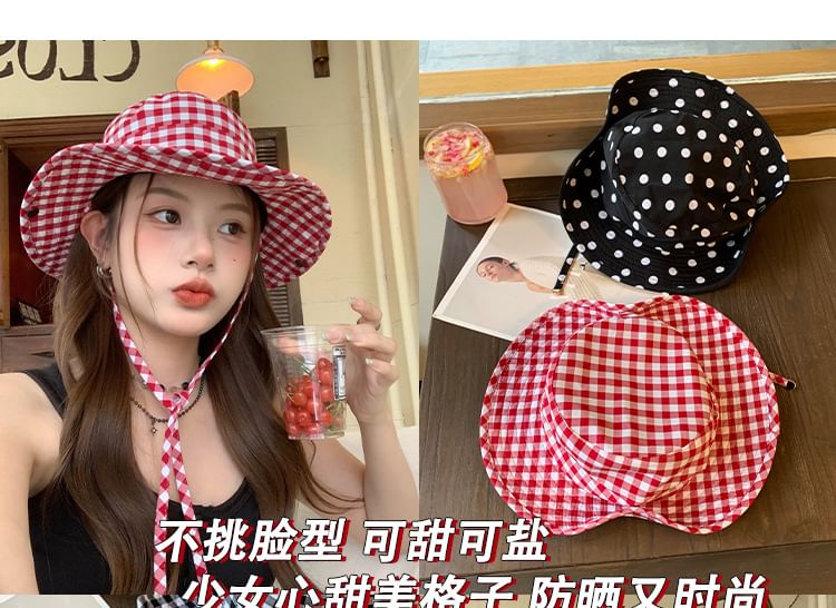 Bucket Hat Plaid