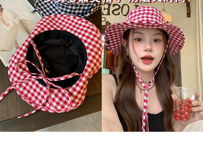 Plaid Bucket Hat