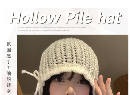 Knit Bonnet Hat