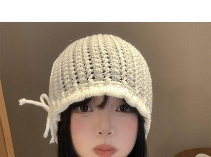 Knit Bonnet Hat