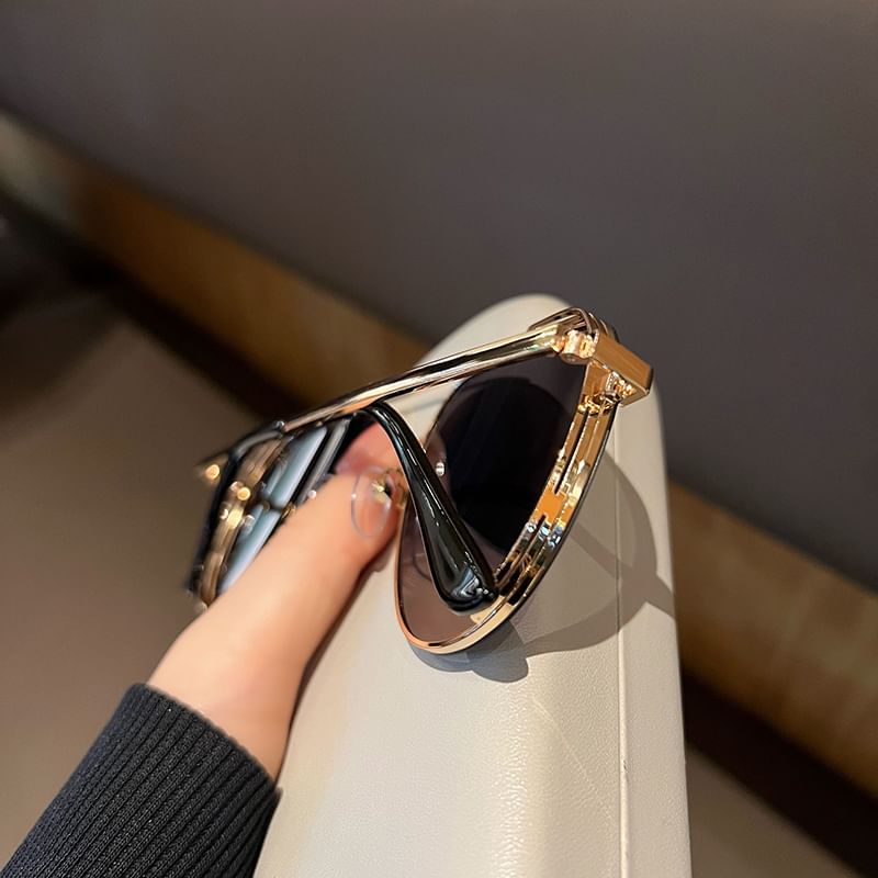 Hexagon Frame Sunglasses