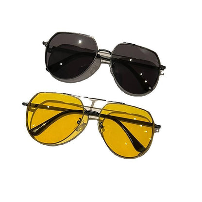 Hexagon Frame Sunglasses