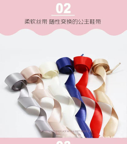 Satin Ribbon Shoelaces