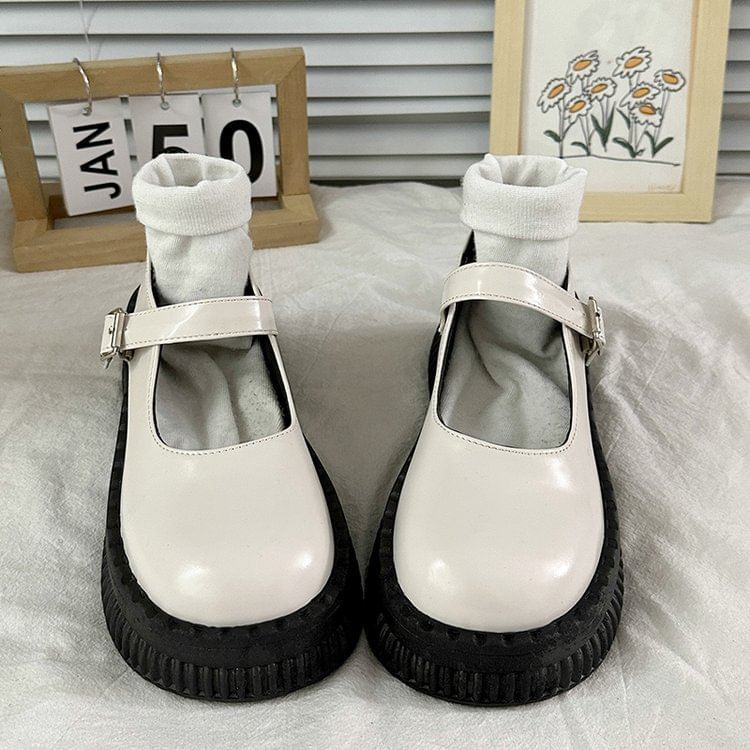 Platform Mary Jane Shoes