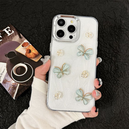 Phone Butterfly Case Rose