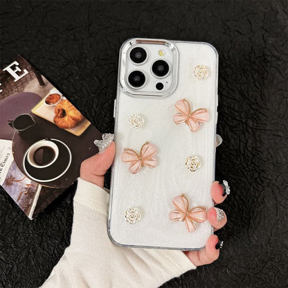 Phone Butterfly Case Rose