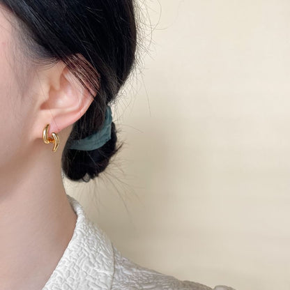 Earring Clip On Glossy