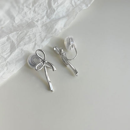 On Clip Bow Earring