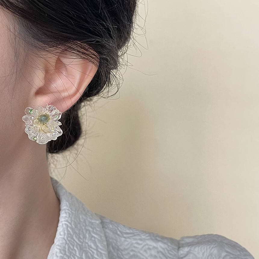 Clip Flower Earring On