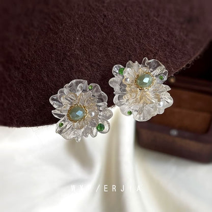 Clip Flower Earring On