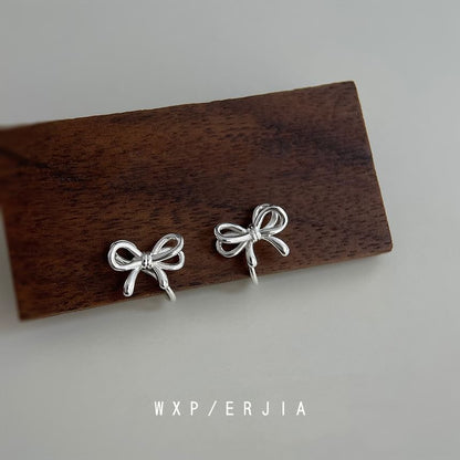 On Bow Clip Earring