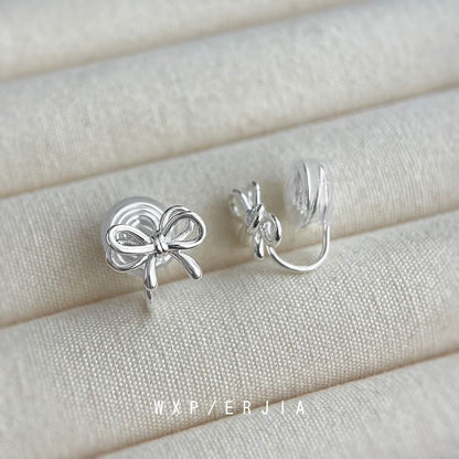 On Bow Clip Earring