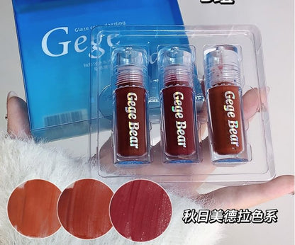 Set of 3: Dazzling Water Lip Gloss - 2 Types