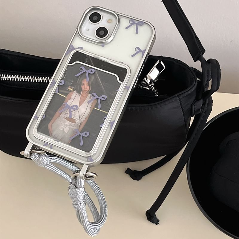 Phone Case Ribbon Print