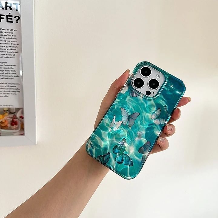 Phone Butterfly Case Print