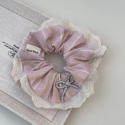 Bow Accent Scrunchie / Headband