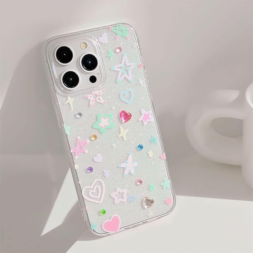 Rhinestone Star Phone Case