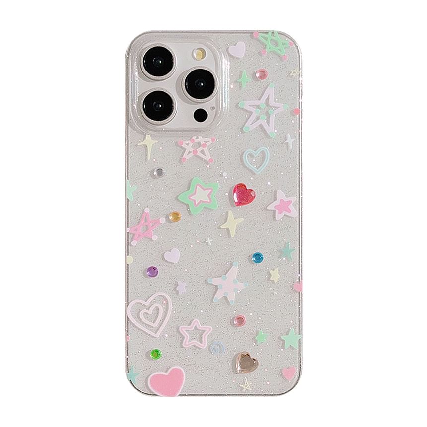 Rhinestone Star Phone Case