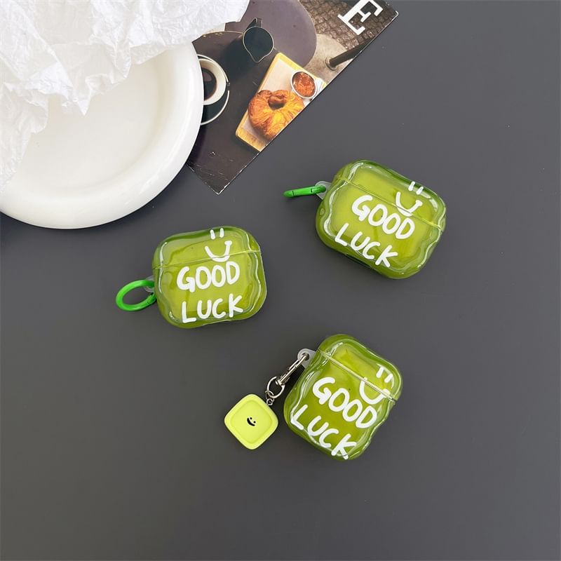 Lettering AirPods / Pro Earphone Case Skin / Charm / Set