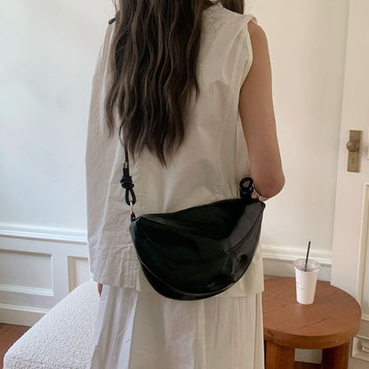 Faux Crossbody Leather Bag