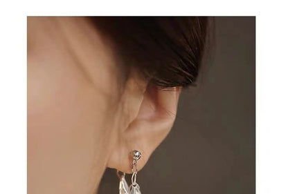 Leaf S925 Sterling Silver Drop Earring